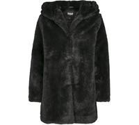 Urban Classics Women's Teddyjacke Plüsch Mantel Aus Teddy-Fleece - Ladies Hooded Teddy Coat Faux Fur Coat (Pack of 1)