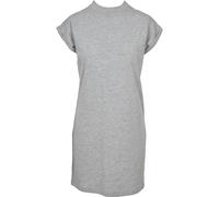 Urban Classics Women's Ladies Turtel Extended Shoulder Dress, Grey, L