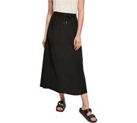 Urban Classics Women's Viscose Midi Skirt, Black, M