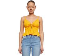 Urban Classics Women's Ladies Waffle Pique Ruffle Top Undershirt, Magicmango, XXXXXL
