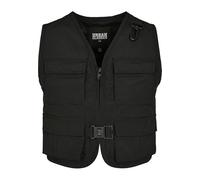 Urban Classics Women's Women's Short Tactical Vest Jacket, black, XS UK