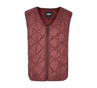Urban Classics Zipped Weste Jacket Red