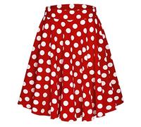 Urban CoCo Women's Basic Solid Versatile Stretchy Flared Casual Mini Skater Skirt (XL, Long-3)