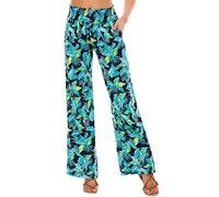 Urban CoCo Women's Boho Palazzo Pants Wide Leg Beach Pants High Waisted Lounge Pants with Pockets, #4, M