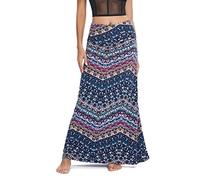 Urban CoCo Women's Casual Ruched Stretchy High Waist A-Line Skirt Pleated Flared Midi Skirt, #16, XXL