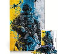 Urban Combat Zone Jigsaw Puzzle 1000 Piece for Adults Intellectual Fun Relaxing Pastime Sharp Cut (38x26cm)