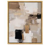 Urban Contrast II Canvas Print Neutral Boho Art by Art Remedy, Gold Frame, 24 x 30