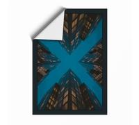 Urban Convergence Modern Unframed Wall Art Print A3 (42×29.7cm), Wall Decor for Living Room, Bedroom, Office & Home, Art Gift