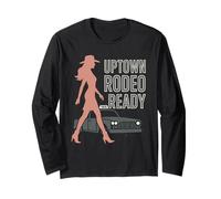 Urban Cowboy City Western Soul Boots Skyline Country Dreams Long Sleeve T-Shirt