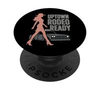 Urban Cowboy City Western Soul Boots Skyline Country Dreams PopSockets Adhesive PopGrip