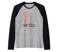 Urban Cowboy City Western Soul Boots Skyline Country Dreams Raglan Baseball Tee