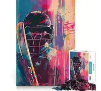 Urban Cricketer Jigsaw Puzzle 1000 Piece Creative Skill Toy Clean Cut Sturdy Components Travel-friendly Brain Game Gift (38x52cm)