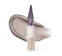 URBAN DECAY 24/7 Glaze-On Liquid Eyeshadow (Silver Spooning - Sterling Silver Shimmer) Crease-resistant Glitter Eye Makeup with Built-in Brush Smoo