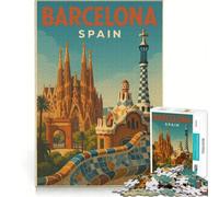Urban Dreams Barcelona 1000 Pieces Puzzles for Adults | 38x52cm Difficult Challenge Help the brain exercise Enhance love between couples