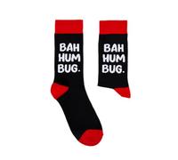 Urban Eccentric Bah Hum Bug Christmas Socks | Unisex | UK 6-11 | Funny Gift
