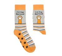 Urban Eccentric Cat Nap Approved Novelty Socks | Cute Cat Lover Gift | 1 Pair | Unisex UK Size 6-11 | Cotton Rich | Funny Animal Socks | Everyday Wear, Birthday & Secret Santa