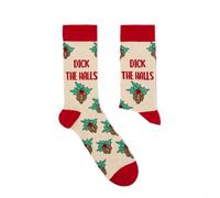 Urban Eccentric Dick The Halls Novelty Socks | Funny Christmas Design | 1 Pair | Unisex UK Size 6-11 | Cotton Rich | Rude Festive Gift Idea | Secret Santa, Stocking Filler & Joke Present