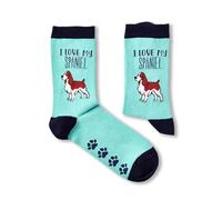 Urban Eccentric I Love My Spaniel Socks | Unisex | UK 6-11 | Cotton Rich