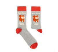 Urban Eccentric Nuts About You Novelty Socks | Cute Squirrel Pun Design | 1 Pair | Unisex UK Size 6-11 | Cotton Rich | Funny Gift Idea | Valentine’s, Anniversaries, Everyday Wear, Secret Santa
