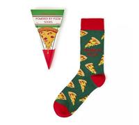 Urban Eccentric Powered By Pizza Novelty Socks | Funny Pizza-Themed Gift Box | 1 Pair | Unisex UK Size 6-11 | Cotton Rich | Food Lover Gift Idea | Birthday, Secret Santa & Everyday Wear
