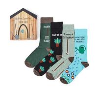 Urban Eccentric Unisex Gardening Shed Socks | 4 Pairs | Cotton Rich Premium Socks | Novelty Gifts