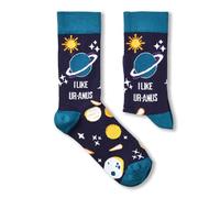 Urban Eccentric Unisex I Like Uranus Socks | Gift | 1 Pair | Cotton Rich Socks | Premium Socks | Novelty | Gifts