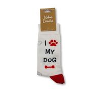 Urban Eccentric Unisex I Love My Dog Socks | Gift | 1 Pair | Cotton Rich Socks | Premium Socks | Novelty | Gifts