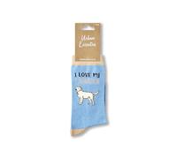 Urban Eccentric Unisex I Love My Labrador Socks | Gift | 1 Pair | Cotton Rich Premium Socks | Novelty Gift (LADIES 4-8)