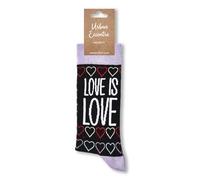 Urban Eccentric Unisex Love Is Love Socks | Gift | 1 Pair | Cotton Rich Socks | Premium Socks | Novelty | Gifts