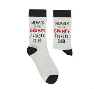 Urban Eccentric Unisex Member Of The Grumpy Fuckers Club Socks | Gift | 1 Pair | Cotton Rich Socks | Premium Socks | Novelty | Gifts