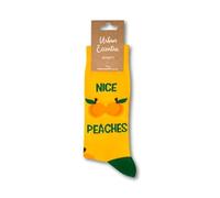 Urban Eccentric Unisex Nice Peaches Socks | Gift | 1 Pair | Cotton Rich Socks | Premium Socks | Novelty | Gifts