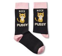 Urban Eccentric Unisex Nice Pussy Socks | Gift | 1 Pair | Cotton Rich Socks | Premium Socks | Novelty | Gifts