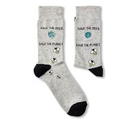 Urban Eccentric Unisex Save The Bees Socks | Gift | 1 Pair | Cotton Rich Socks | Premium Socks | Novelty | Gifts