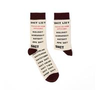 Urban Eccentric Unisex Shit List Socks | Gift | 1 Pair | Cotton Rich Socks | Premium Socks | Novelty | Gifts