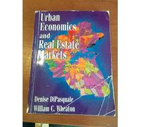 Urban Economics and Real Estate Markets