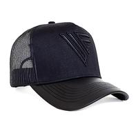 Urban Effort Mesh Back Cap - for Men Baseball Hat 5-Panel Trucker Hat Snapback Closure for Outdoors, Black, Medium-X-Large