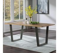 Urban Elegance Reclaimed Wood Dining Table - 6 Seater - 180cm