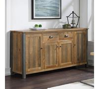 Urban Elegance Reclaimed Wood Large Sideboard - 4 Door