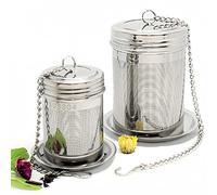 Urban Escape Tea Strainers For-Loose Leaves (2Pack-Large & Small Sizes) Infusers Steepers Extra Fine Mesh Stainless Steel Ideal for Cup or Teapot Use Defusers Balls, (SM-TEAINFUSET-WT-0010821)