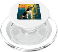 Urban Explorer Beagle avec des éléments de paysage urbain PopSockets PopGrip for MagSafe