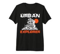 Urban Explorer Urbex Abandoned Buildings Industrial Premium T-Shirt