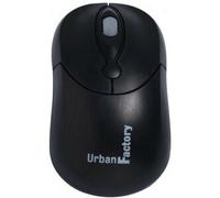 Urban Factory Big Crazy Mouse Black USB 2.0, 800dpi, 80cm cable