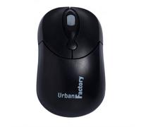 Urban Factory Big Crazy Mouse Black USB 2.0, 800dpi, 80cm cable