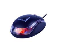 Urban Factory Cristal Mouse Optical USB 2.0 Internal Light 800dpi Black (BDM02UF