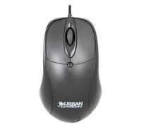 Urban Factory Big Crazy Mouse Black USB 2.0 800dpi 80cm cable