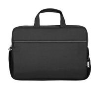 Urban Factory Nylee Laptop Bag, up to 14.1 Inch Multifunctional Business Computer Laptop Case, Unisex Spacious Laptop Slipcase Shoulder Bag for Women and Men, Universal Briefcase Bag, Black