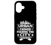 Urban Farmer Feeding The City Microgreens Case for iPhone 16