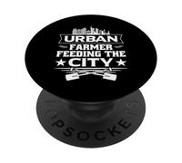 Urban Farmer Feeding The City Microgreens PopSockets Adhesive PopGrip