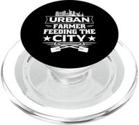 Urban Farmer Feeding The City Microgreens PopSockets PopGrip for MagSafe
