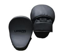 Urban Fight Focus V2 Synthetic Leather Boxing Mitts Matt Black/black (One Size)
